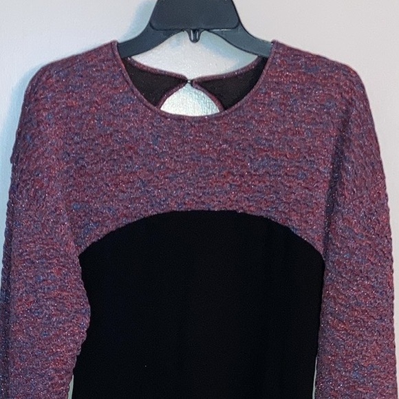 Esteban Cortazar Collective, Contrast Sweater Dress. Size XL - Picture 5 of 12